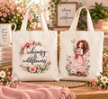 Whimsy & Wildflowers Canvas Tote Bag