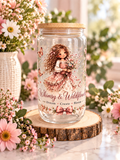 Whimsy & Wildflowers 16 oz Glass Cup