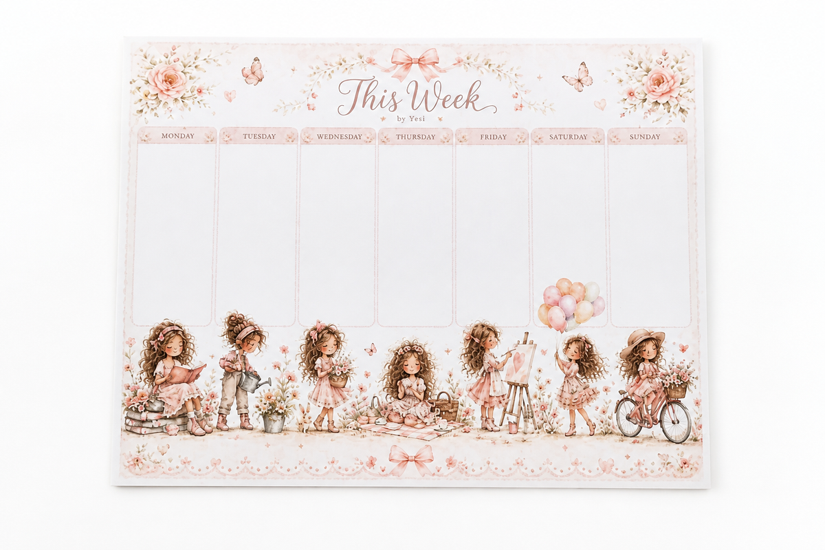 This Week Weekly Planner Notepad