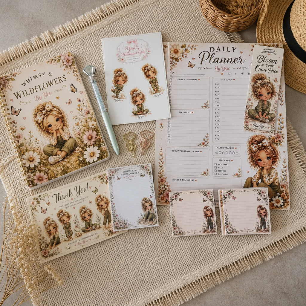 Whimsy & Wildflowers Stationery Gift Set