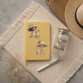 Whimsical Girls Journal & Glass Can Set – Butter Yellow