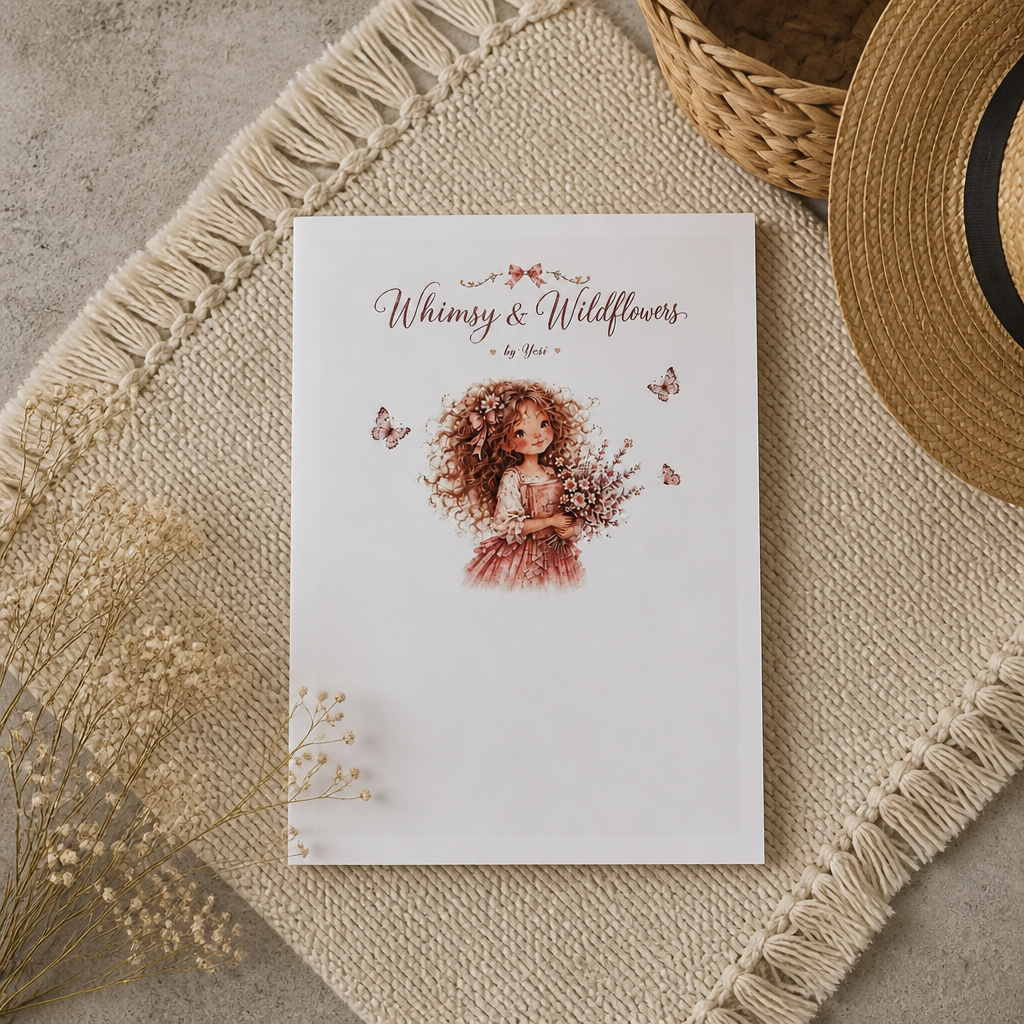 Whimsy & Wildflowers Notepad