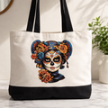 Day of the Dead Catrina Tote Bag